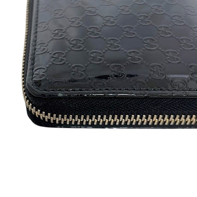 Gucci Zip Around Wallet Black Microshima
