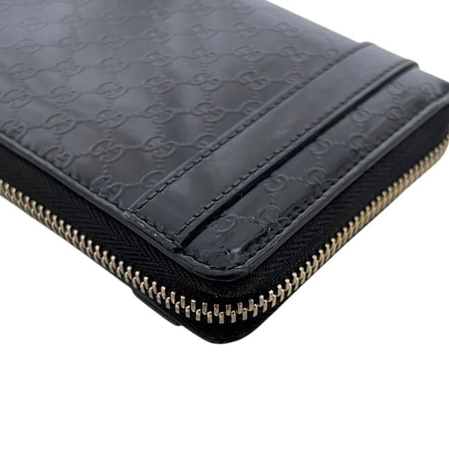 Gucci Zip Around Wallet Black Microshima