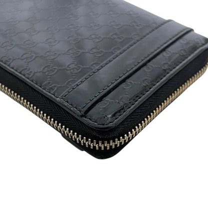 Gucci Zip Around Wallet Black Microshima