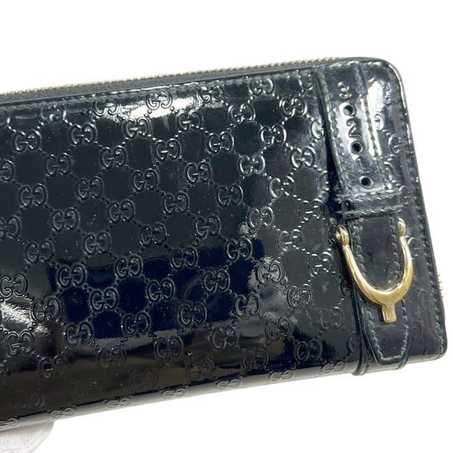 Gucci Zip Around Wallet Black Microshima