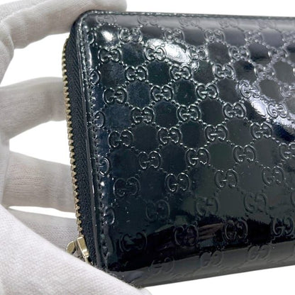 Gucci Zip Around Wallet Black Microshima