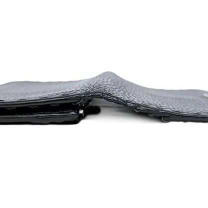 Fendi Bifold Wallet Gray Leather