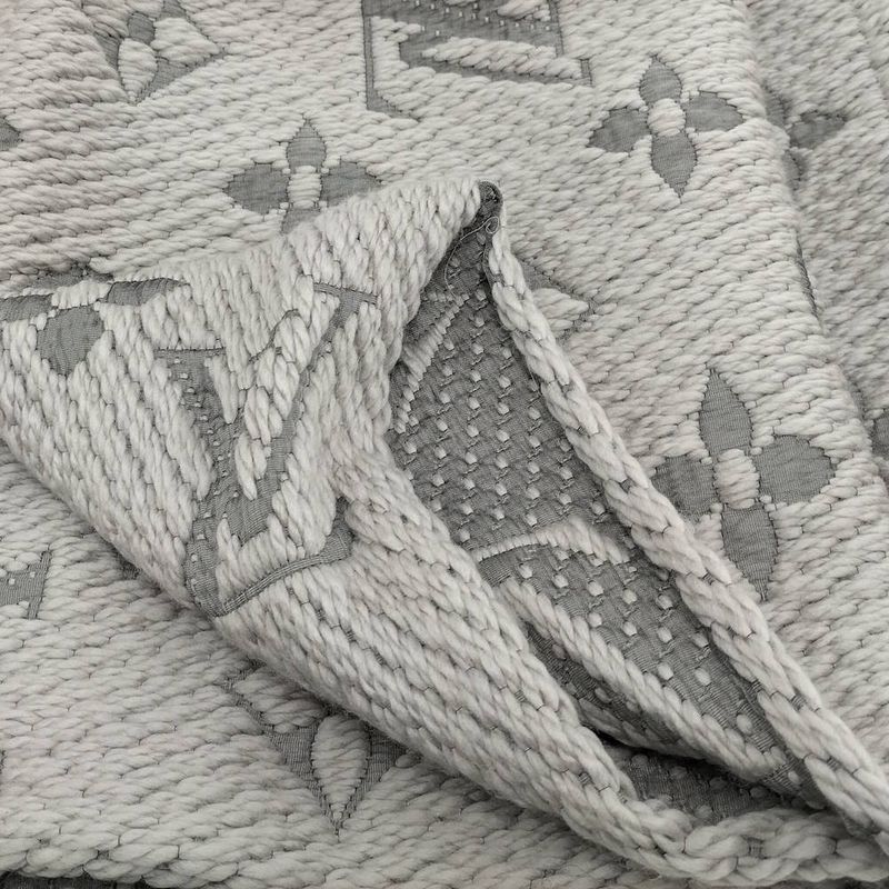 Louis Vuitton Echarpe Logo Mania Scarf Monogram Wool Silk