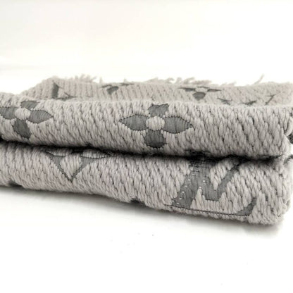 Louis Vuitton Echarpe Logo Mania Scarf Monogram Wool Silk