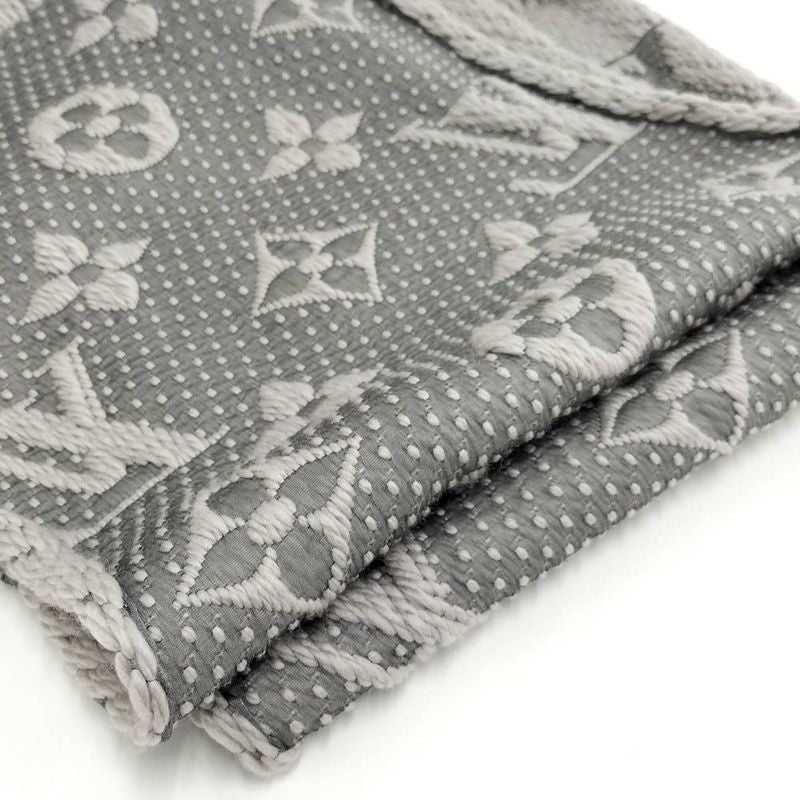 Louis Vuitton Echarpe Logo Mania Scarf Monogram Wool Silk