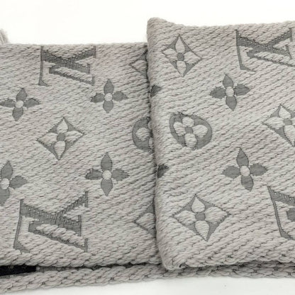 Louis Vuitton Echarpe Logo Mania Scarf Monogram Wool Silk