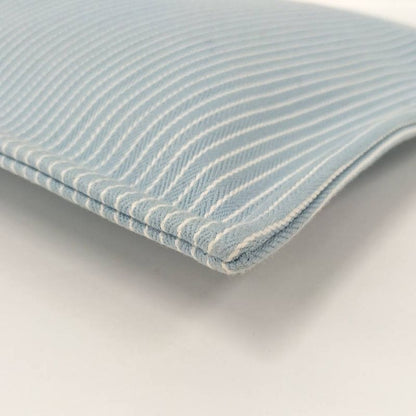 Hermes Caval Flat Pouch GM Canvas Light Blue Loafer