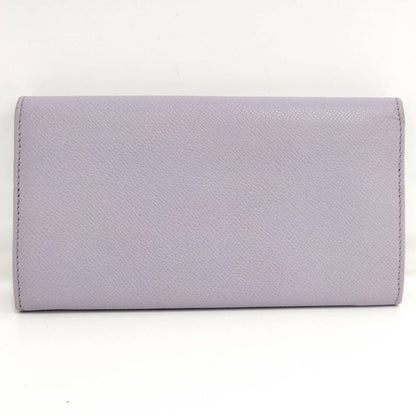 Bvlgari Continental Wallet Leather Purple