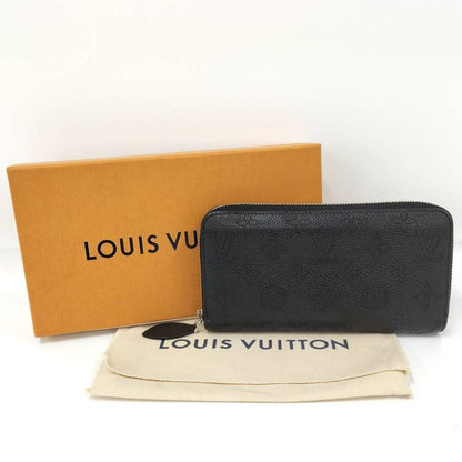 Louis Vuitton Zippy Wallet Mahina Monogram Noir Black