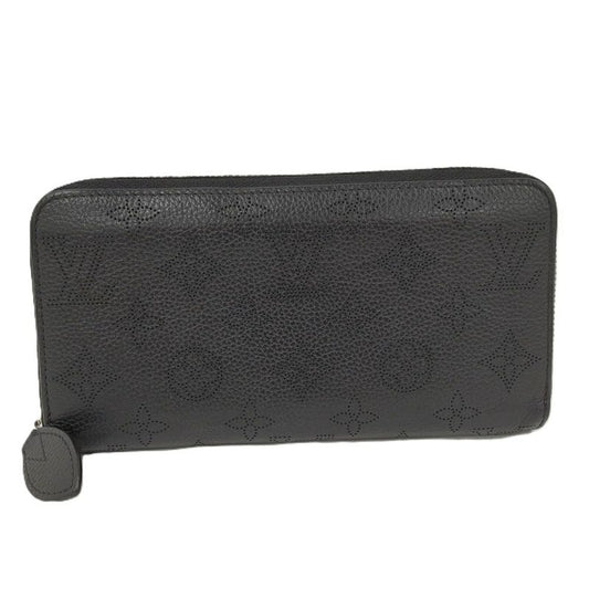 Louis Vuitton Zippy Wallet Mahina Monogram Noir Black