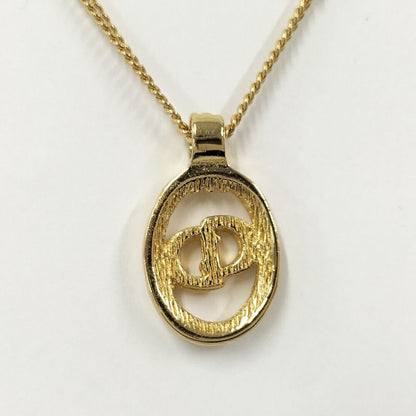 Dior Necklace Cdlogo Plated Gold