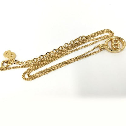 Dior Necklace Cdlogo Plated Gold
