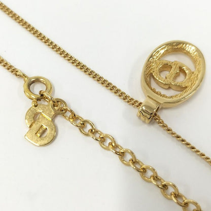 Dior Necklace Cdlogo Plated Gold