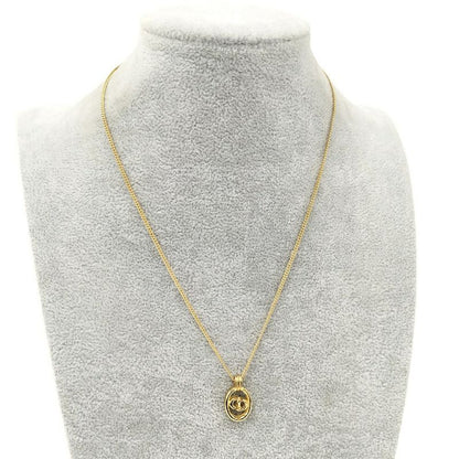 Dior Necklace Cdlogo Plated Gold