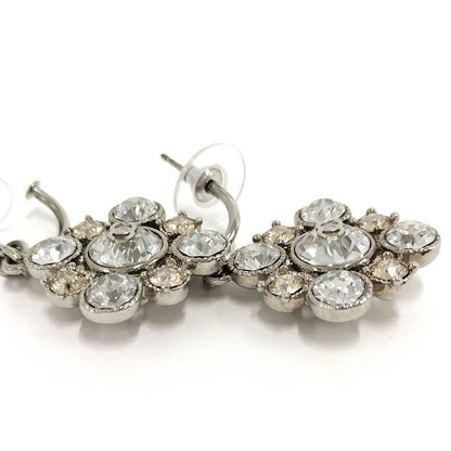 Chanel Earrings Line Stone CC Logo