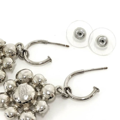 Chanel Earrings Line Stone CC Logo