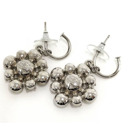 Chanel Earrings Line Stone CC Logo