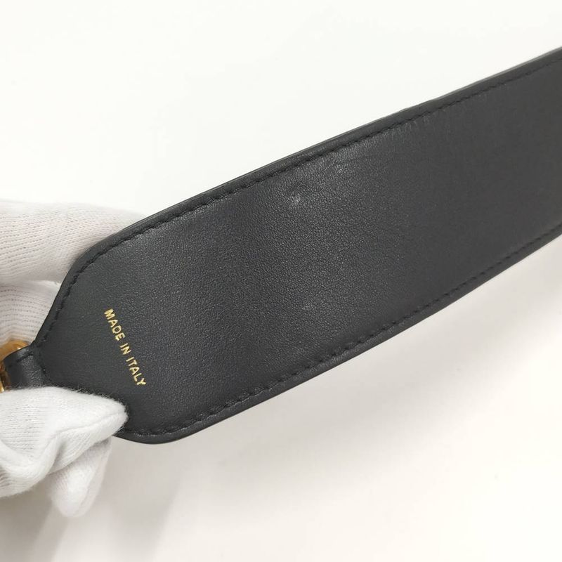 Fendi Shoulder Strap Fflogo Velour Brown
