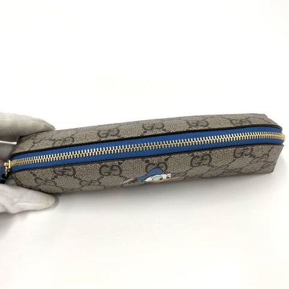 Gucci Disney Collaboration Pen Case Donald GG Supreme Shoulder Bag