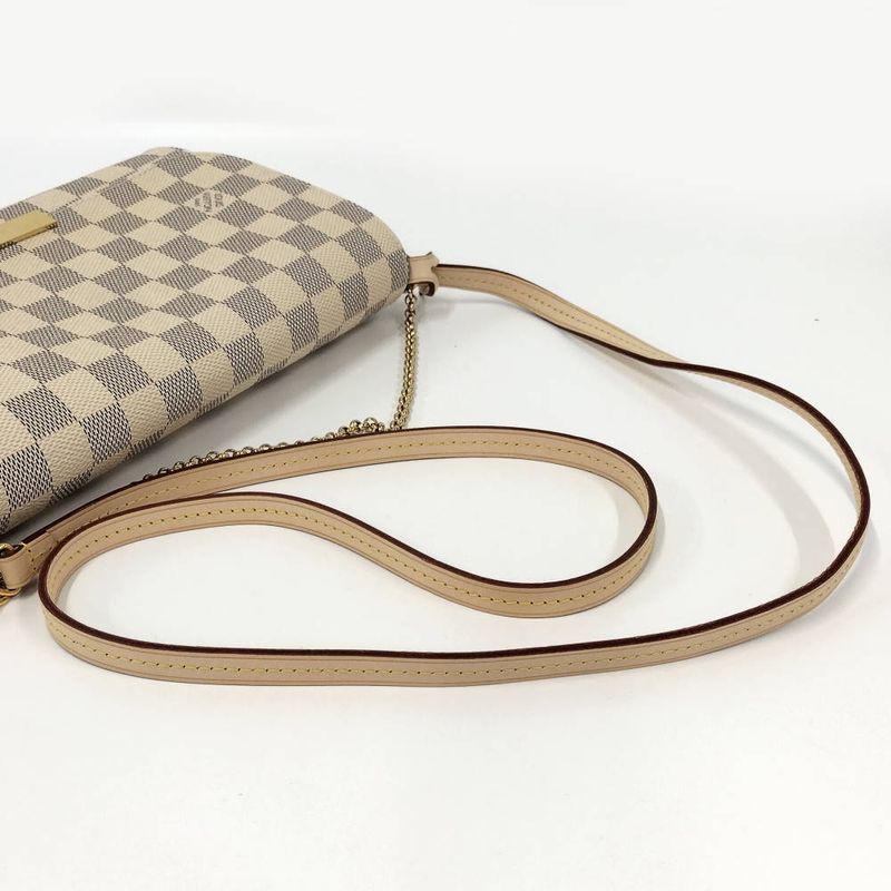 Louis Vuitton Favorite MM Damier Azur Shoulder Bag