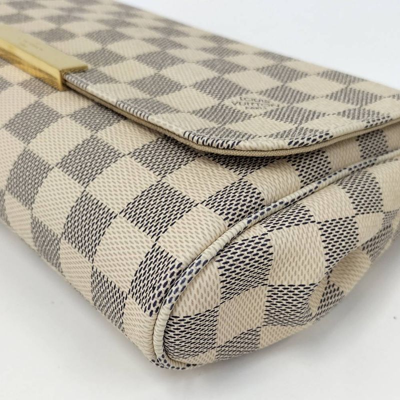 Louis Vuitton Favorite MM Damier Azur Shoulder Bag