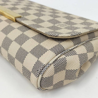 Louis Vuitton Favorite MM Damier Azur Shoulder Bag