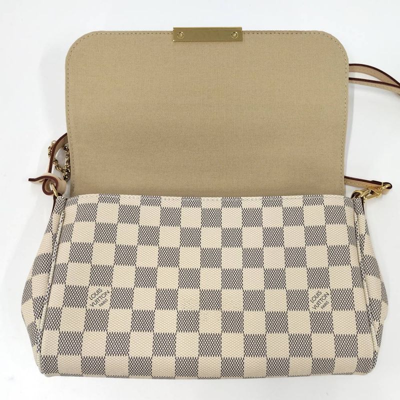 Louis Vuitton Favorite MM Damier Azur Shoulder Bag