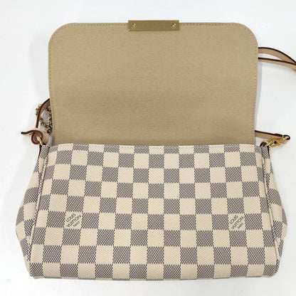 Louis Vuitton Favorite MM Damier Azur Shoulder Bag