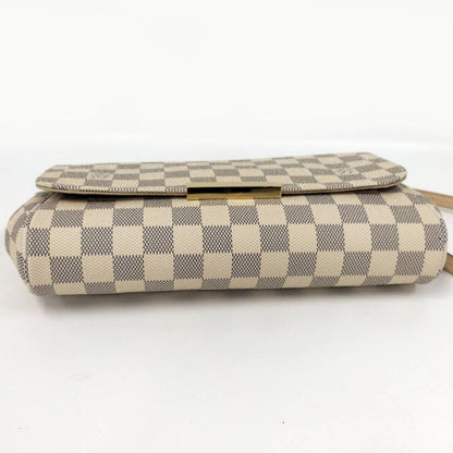 Louis Vuitton Favorite MM Damier Azur Shoulder Bag