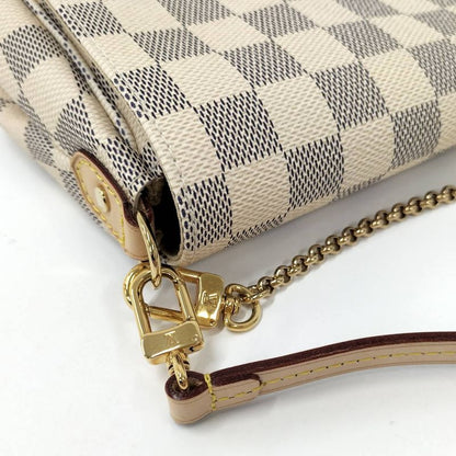 Louis Vuitton Favorite MM Damier Azur Shoulder Bag