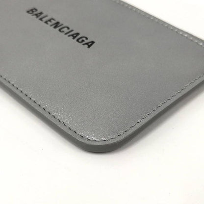 Balenciaga Coin Case Fragment Leather Silver