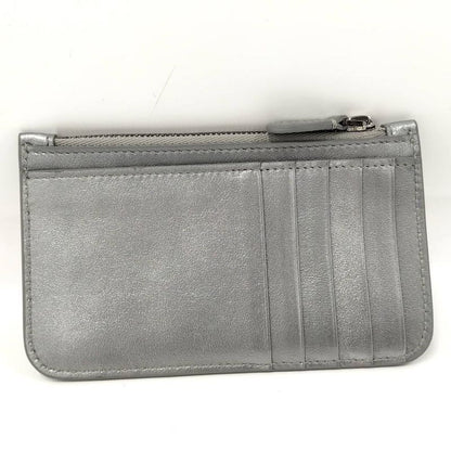 Balenciaga Coin Case Fragment Leather Silver