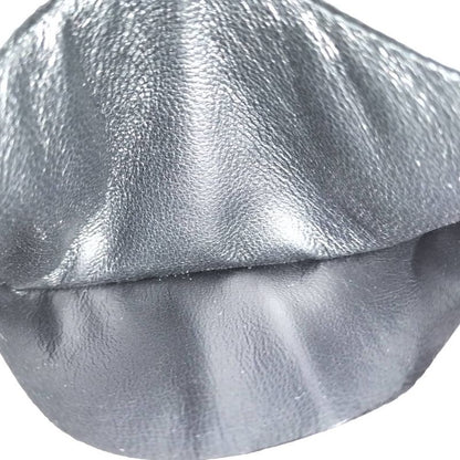 Balenciaga Coin Case Fragment Leather Silver