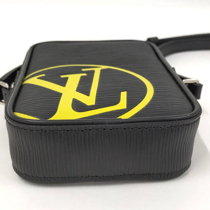 Louis Vuitton Danube PM LV Circle Shoulder Bag Epi Leather Noir Black