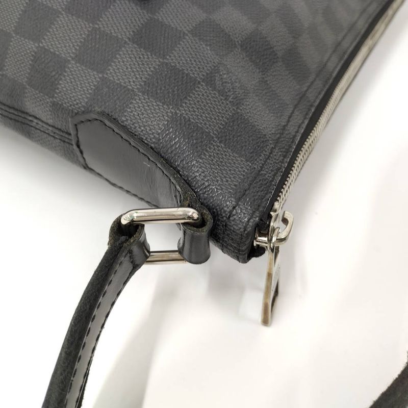 Louis Vuitton Mick MM Shoulder Bag Damier Graphite
