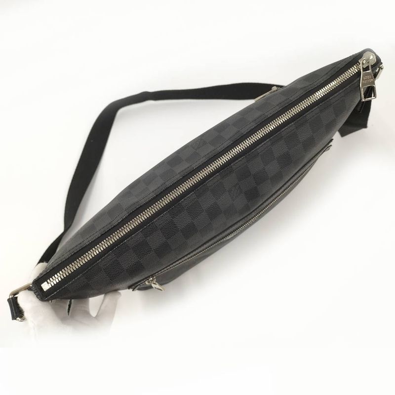 Louis Vuitton Mick MM Shoulder Bag Damier Graphite