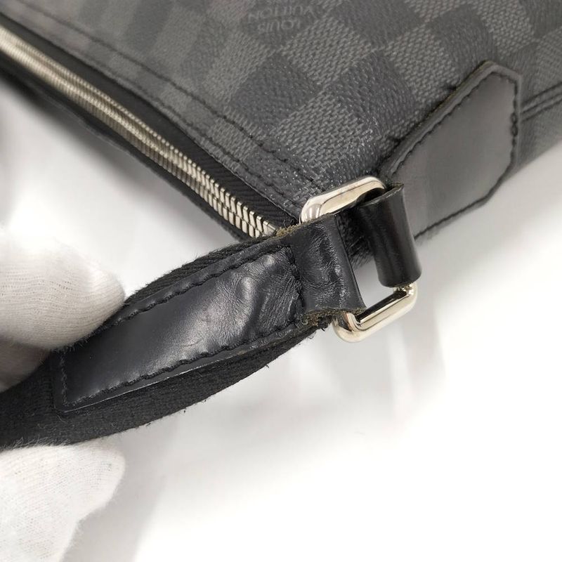 Louis Vuitton Mick MM Shoulder Bag Damier Graphite