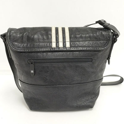 Balenciaga Adidas Collaboration Shoulder Bag Leather Black