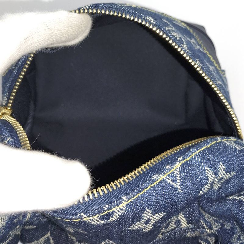 Louis Vuitton 2-Way Shoulder Bag Japanese Cruiser Monogram Denim Blue