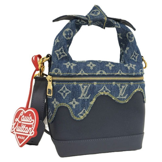 Louis Vuitton 2-Way Shoulder Bag Japanese Cruiser Monogram Denim Blue