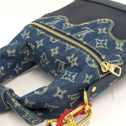 Louis Vuitton 2-Way Shoulder Bag Japanese Cruiser Monogram Denim Blue