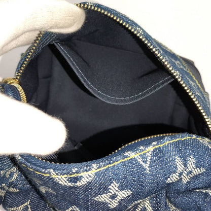 Louis Vuitton 2-Way Shoulder Bag Japanese Cruiser Monogram Denim Blue