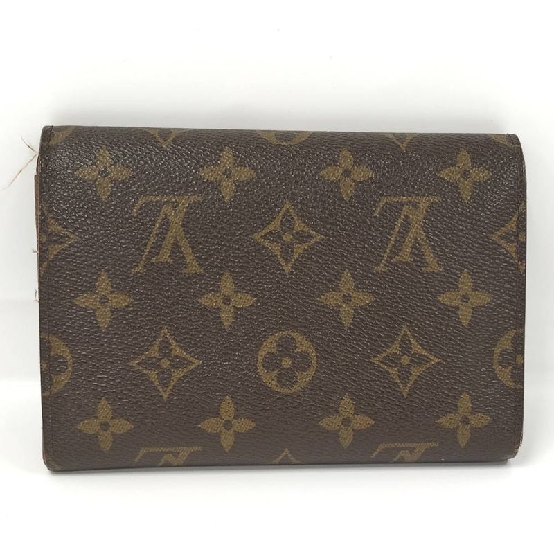 Louis Vuitton Pochette Passpole Trifold Wallet with Passcase Monogram