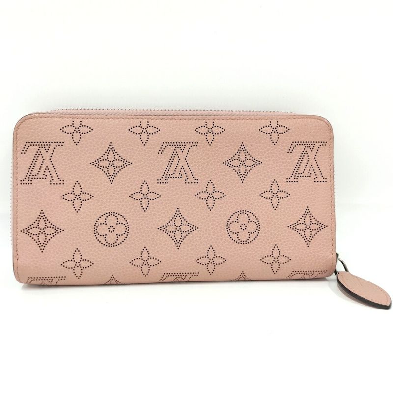 Louis Vuitton Zip Around Wallet Zippy Mahina Magnolia