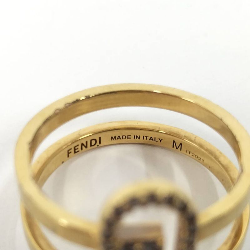 Fendi O-lock Ring Gold