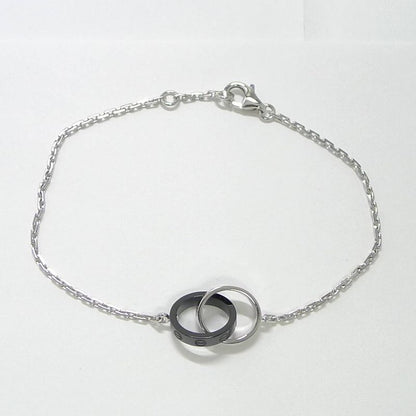 Cartier Baby Love Bracelet 18k White Gold Ceramic