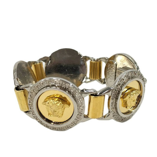 Versace Gianni Bracelet Plated Silver Gold