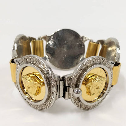 Versace Gianni Bracelet Plated Silver Gold
