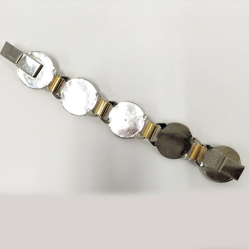 Versace Gianni Bracelet Plated Silver Gold
