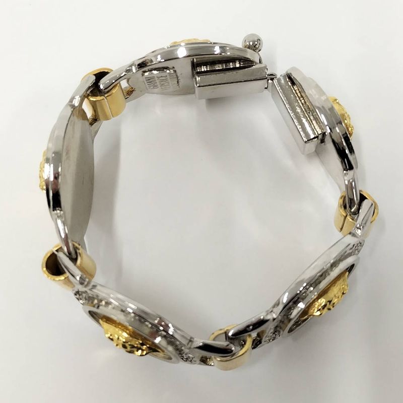 Versace Gianni Bracelet Plated Silver Gold